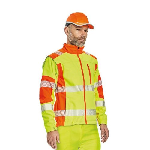 LATTON láthatósági softshell kabát