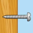 Handy forgácslap csavar peremes lencsefejű - 4,2 x 16 mm 80 db
