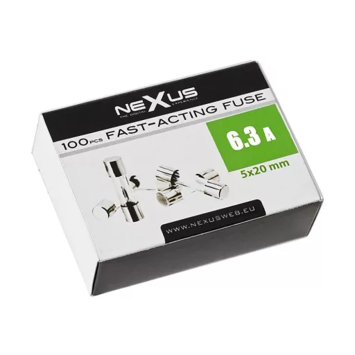 Gyors biztosíték 5 x 20 mm 6,3 A