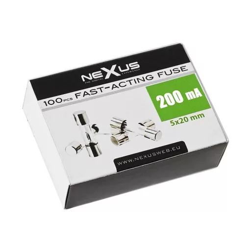 Gyors biztosíték 5 x 20 mm 200 mA