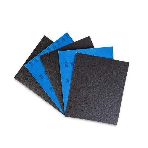 Csiszolóvászon - 80-es - kék - 230 x 280 mm - 5 db / csomag