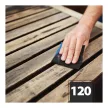 Csiszolóvászon - 120-es - kék - 230 x 280 mm - 5 db / csomag