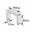 Handy tűzőkapocs - 1,2 x 10,6 x 8 mm 1000 db