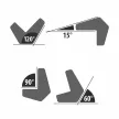 Handy hegesztőmágnes - 15° - 60° - 90° - 120° 9 kg-ig