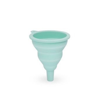 Szilikon tölcsér - kék - 10 x 8 cm