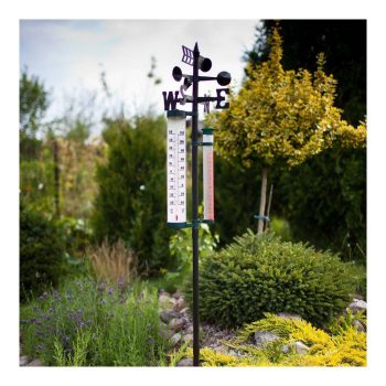   Kerti időjárás állomás - hőmérő, esőmérő, szélmérő - 145 cm