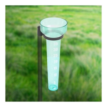   Esőmérő, csapadékszint mérő - műanyag - 100 x 82 x 243 mm