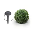 Szolár bukszus - felakasztható - 25 cm - 20 melegfehér LED