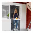 Szúnyogháló függöny ajtóra mágneses 100 x 210 cm fekete