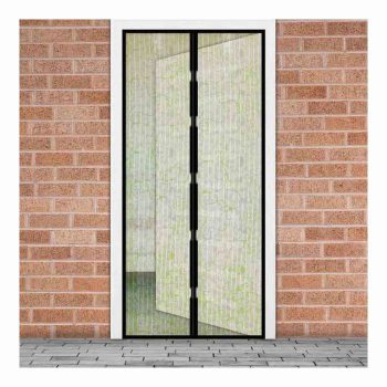   Szúnyogháló függöny ajtóra mágneses 100 x 210 cm Virág mintás