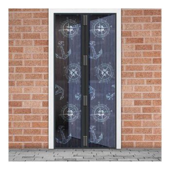   Szúnyogháló függöny ajtóra - mágneses - 100 x 210 cm - horgonyos