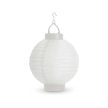Szolár lampion - fehér - hidegfehér LED - 21 cm