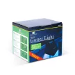 Szolár ereszcsatorna fény - 6 hidegfehér SMD LED - fekete