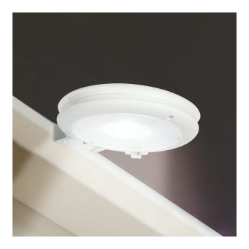   Szolár ereszcsatorna fény - 3 hidegfehér SMD LED - fehér - 11 x 2,6 cm