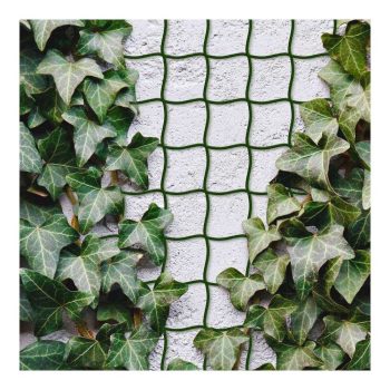   Növényfuttató háló - 5 m x 50 cm - vágható műanyag - sötétzöld