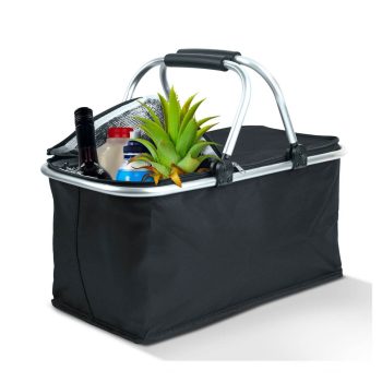 Thermo összecsukható bevásárlókosár 21 L fekete