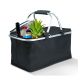 Thermo összecsukható bevásárlókosár 21 L fekete