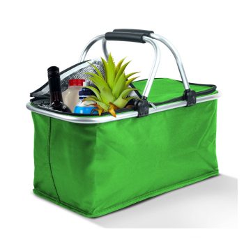 Thermo összecsukható bevásárlókosár 21 L zöld