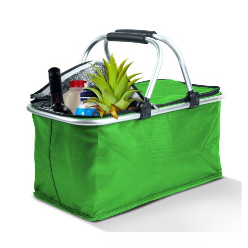 Thermo összecsukható bevásárlókosár 21 L zöld