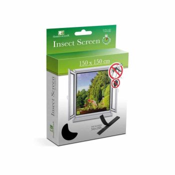 Szúnyogháló ablakra 150 x 150 cm fekete