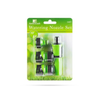   Öntöző sugárcső szett - fokozatmentesen állítható szórás - gumírozott - 13,5 x 3,7 x 3,7 cm