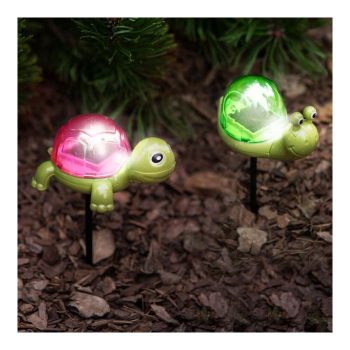   Leszúrható szolár - többféle - fehér LED - 10 x 6 x 15 cm