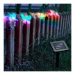 LED szolár fényfüzér - pillangó - 2,9 m - 10 színes LED