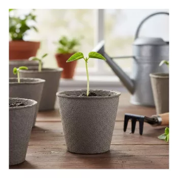   Palántanevelő cserép - Ø8 cm - kerek, papír - 10 db / csomag