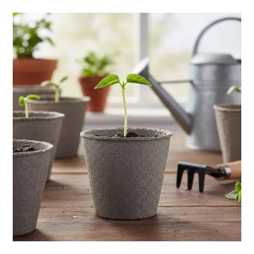 Palántanevelő cserép - Ø8 cm - kerek, papír - 10 db / csomag