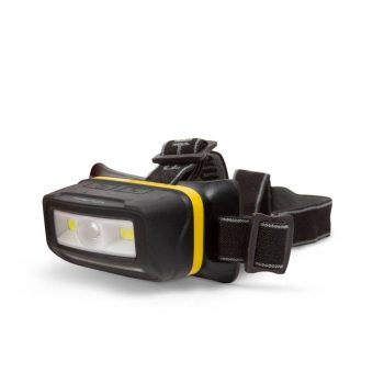   Fejlámpa Li-ion akkumulátorral mozgásérzékelővel 4 db COB LED-del