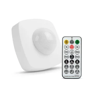   Mozgásérzékelő távirányítóval - 360° - max 10 m - max 2000W - IP65