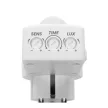 Mozgásérzékelő konnektor - 120° - max 10 m - max 1200W - IP20 - fehér