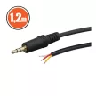 JACK kábel 3,5 stereo JACK dugó 1,2 m