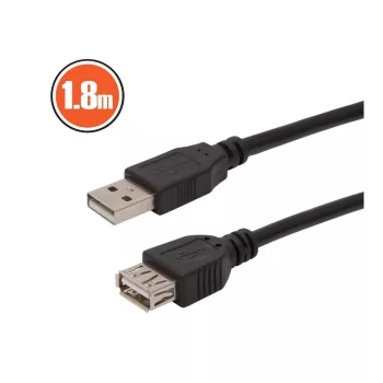 USB hosszabbító A aljzat - A dugó 1,8 m