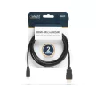 Micro HDMI kábel • 2 m aranyozott csatlakozóval