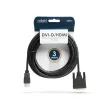 DVI-D / HDMI kábel · 3 m aranyozott csatlakozóval