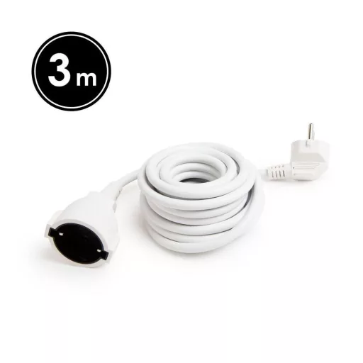 Hálózati lengő hosszabbító 3 x 1,5 mm² 3 m