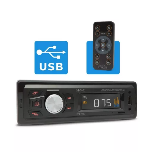 M.N.C "Stream" fejegység FM / USB / TF / AUX