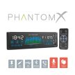 Fejegység "PhantomX" - 1 DIN - 4 x 50 W - gesztusvezérlés - BT - MP3 - AUX - USB