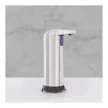Automata szappanadagoló - 220 ml - álló - elemes - króm