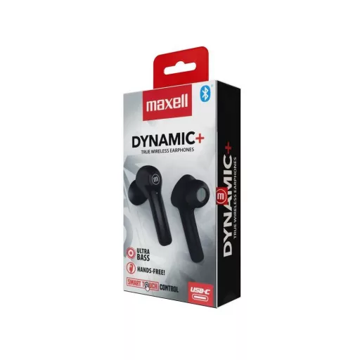 Maxell BT Dynamic+TWS fülhallgató - fekete
