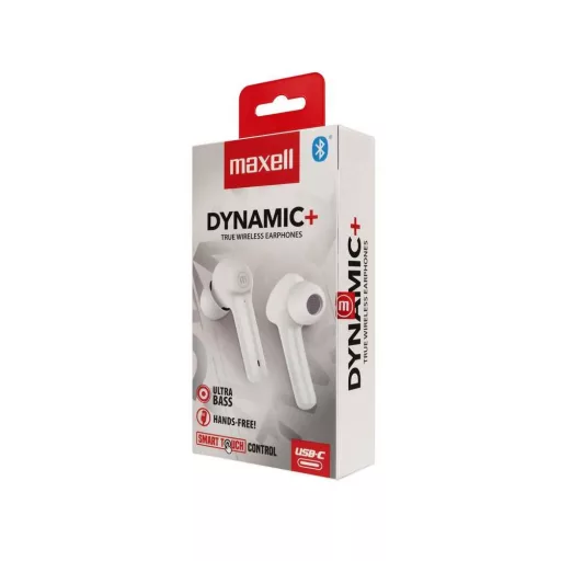 Maxell BT Dynamic+TWS fülhallgató - fehér
