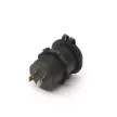 Szivargyújtó helyére beépíthető USB aljzat, zöld LED - csavaros 2 x USB - 5V - 2,1A