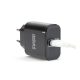 USB Hálózati adapter 1xUSB fekete