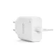 Adapter - Type-C - gyorstöltő, PD20W - fehér