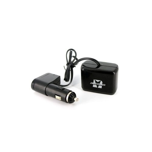 Szivargyújtóaljzatba csatlakoztatható 2-es elosztó + 1A USB csatlakozás