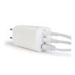 Hálózati Adapter USB + Type-C PD45W gyorstöltéssel - fehér
