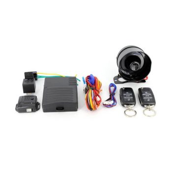   Távirányítós autó-riasztórendszer központizár-vezérlő szettel