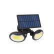 Mozgásérzékelős szolár reflektor - forgatható fejjel - 2 COB LED