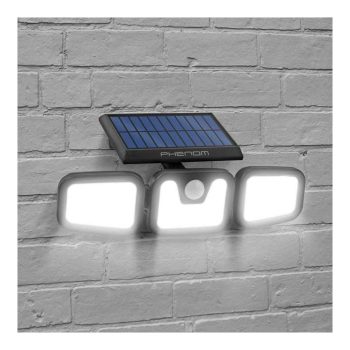   Mozgásérzékelős szolár reflektor - karos, forgatható - 3 COB LED